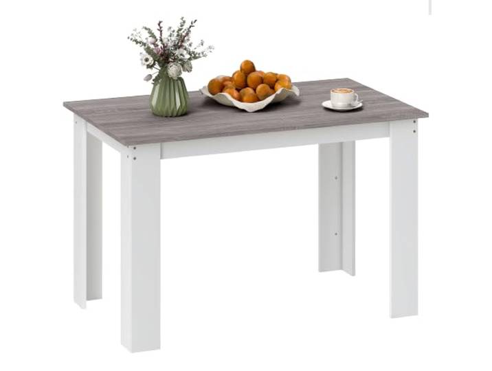 HOMCOM Esstisch für 4-6 120x69x75cm Grau