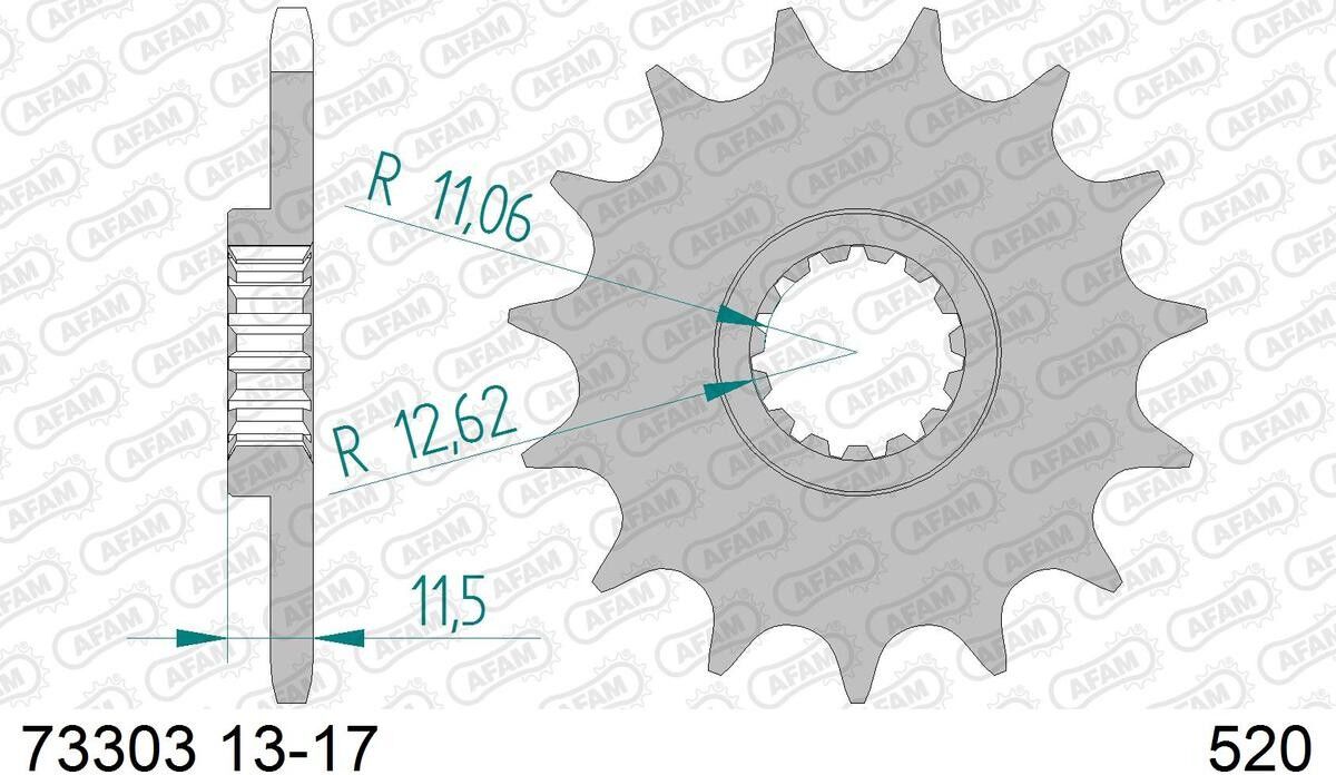 AFAM 73303-14 Chain Pinion