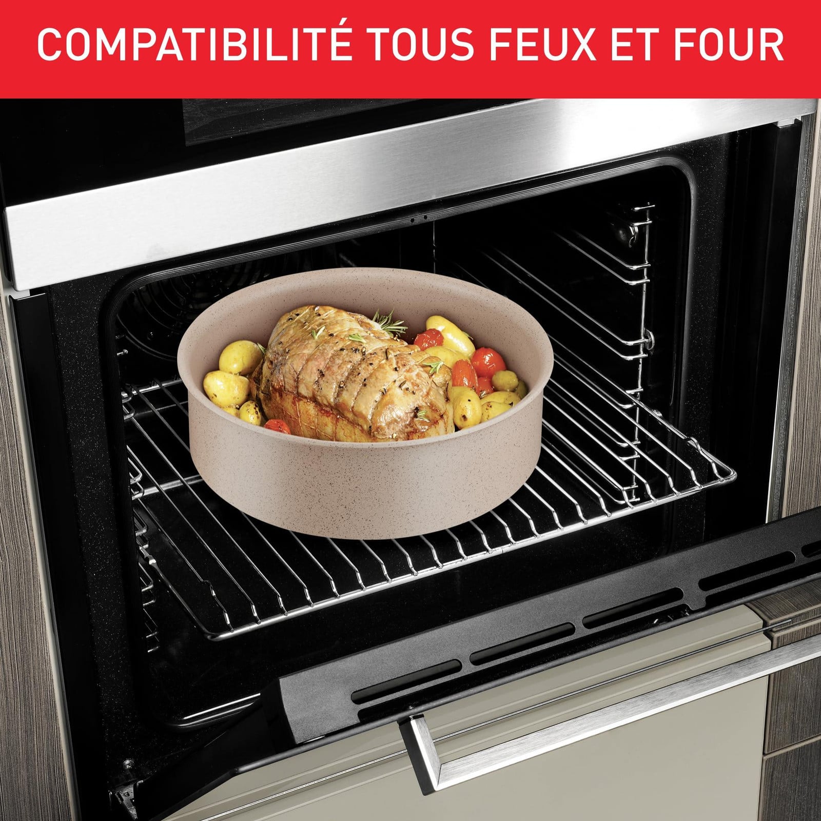 Tefal Ingenio Delight kookset met pannen van 24/28 cm en een steelpan van 18 cm