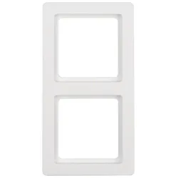 Berker 10126089 Abdeckrahmen 2-fach Q.1 polarweiß, samt