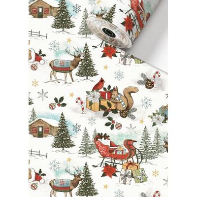 Geschenkpapier Leia rot (Rolle, 70 cm)