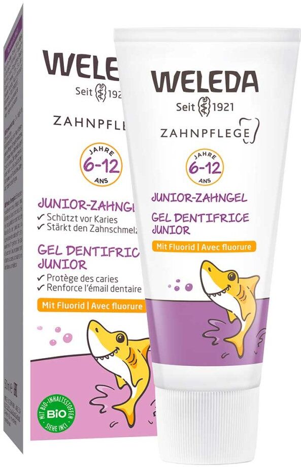 Weleda Junior-Zahngel mit Fluorid, Kinder 6-12 Jahre
