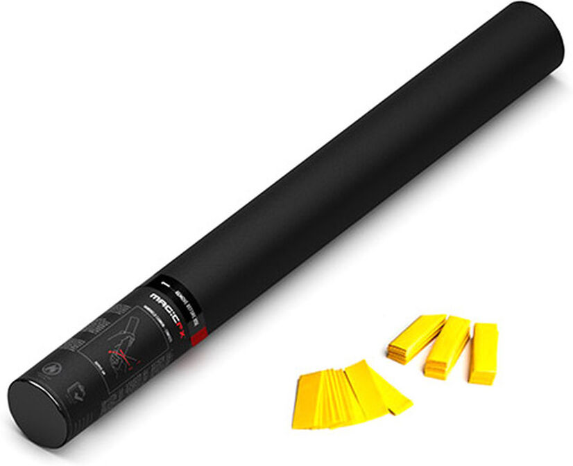 MagicFX Magic Fx Handbetriebene Konfettikanone 50cm - Gelb