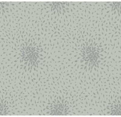 Antonina Vella Petite Leaves Eucalyptus & Silver Wallpaper
