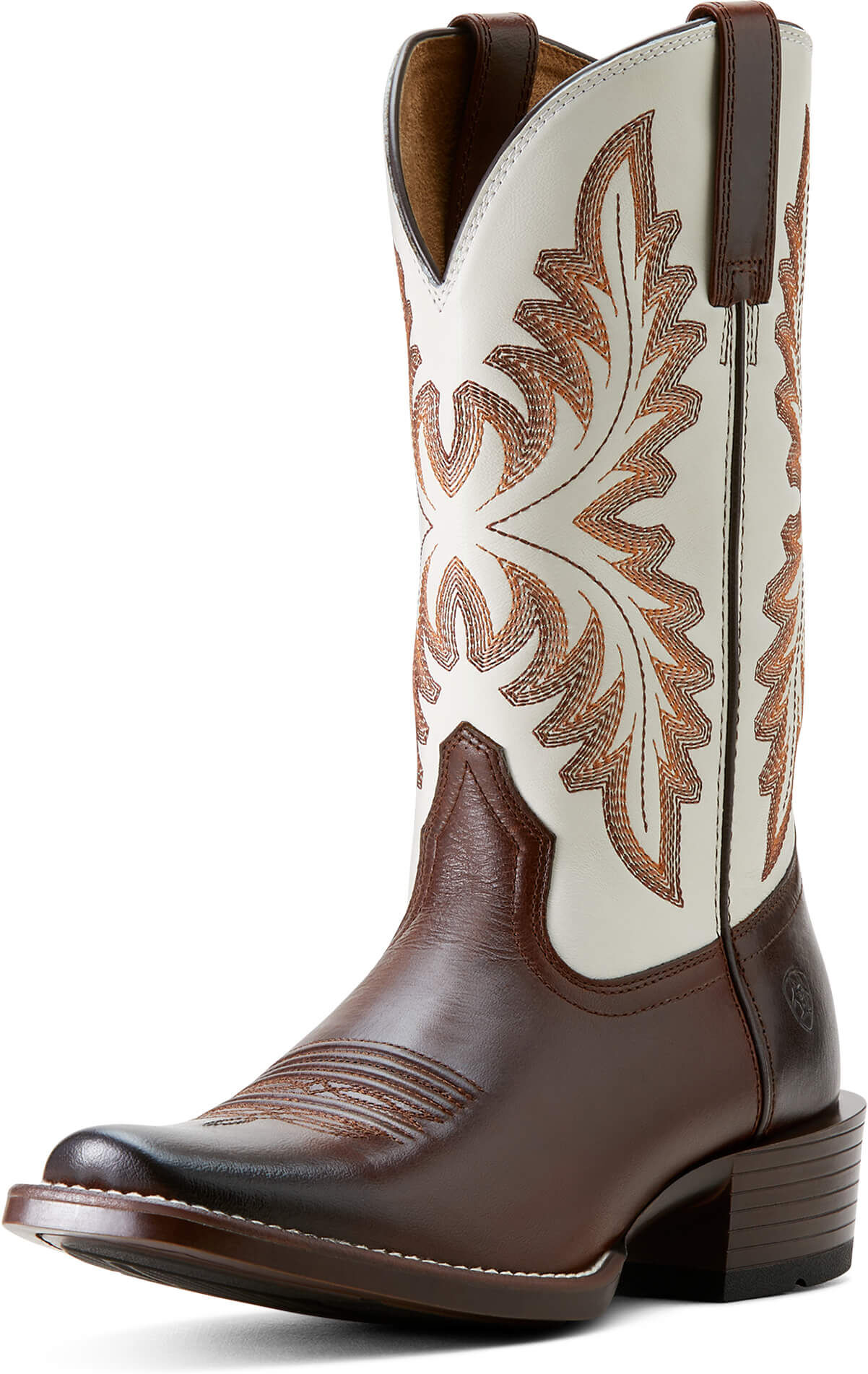Men's Renegade Narrow Cutter Toe Cowboy Boots in Mahogany Crema, Size: 10 EE / Wide by Ariat