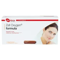 ZELL OXYGEN Formula Trinkampullen 14X20 ml