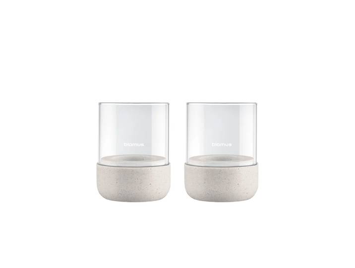 Blomus - Calma Windlicht, Ø 7 cm, klar / moonbeam (2er-Set)