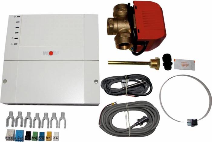 Wolf Rücklauftemperaturanhebungs-Set 2745925 zur Heizungsunterstützung, für Solar