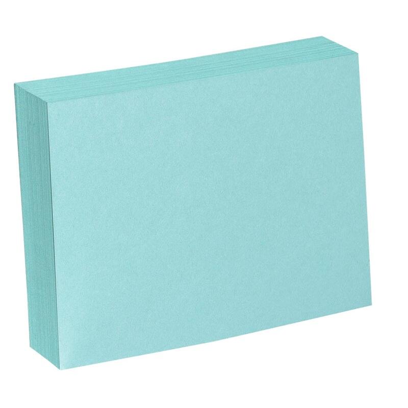 neutral Karteikarten DIN A6 blanko blau 100110259222984