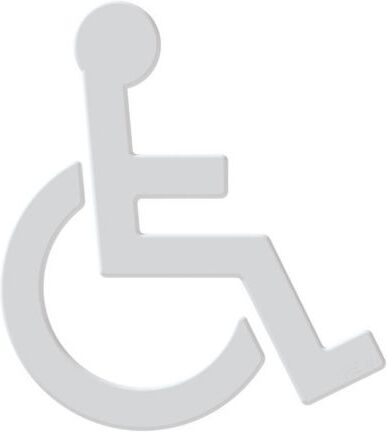 Hewi 801 Symbol Rollstuhl 801.91.03098 signalweiß, selbstklebend