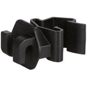 AKO Isolatoren T-Post, zum Klemmen, Seilisolator, für Draht, Litze, Seil bis 8 mm & Band bis 10 mm, 25 Stück