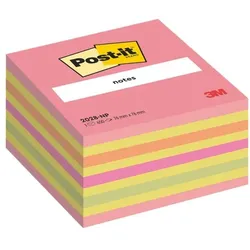 Post-it Notes Haftnotizwürfel 7,6 x 7,6 cm »Notes 2028NP« gelb, 7.6x7.6 cm