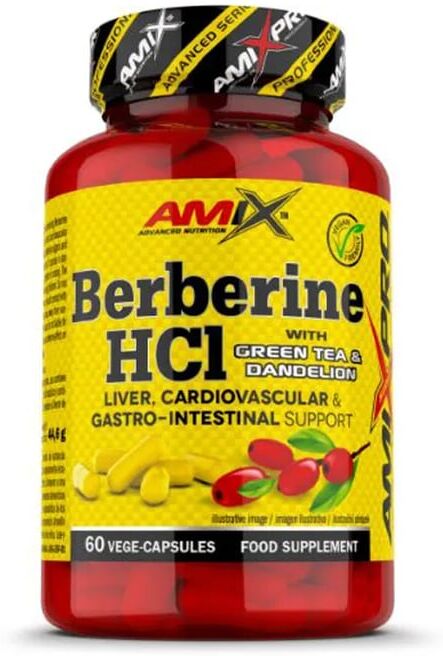 Amix Pro Berberine HCL 60 VCaps