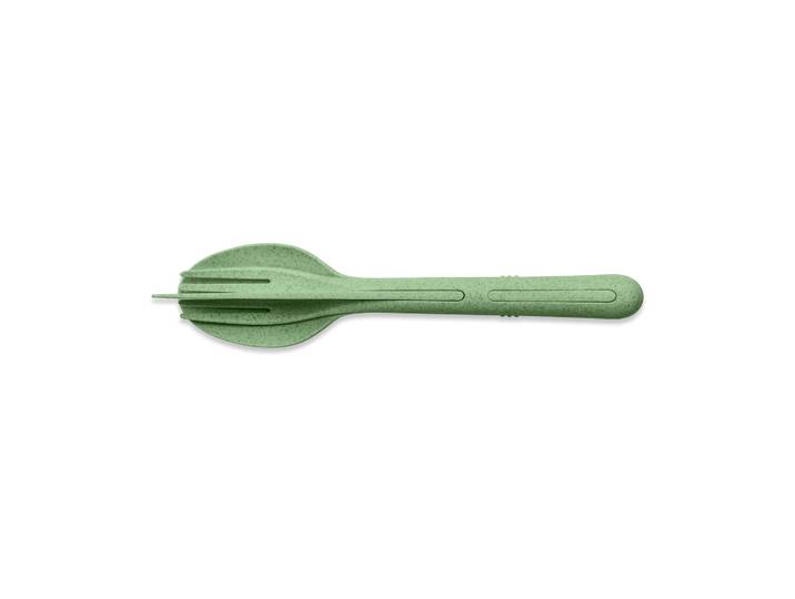 Koziol Set de couverts Klikk 3 pièces Nature leaf green