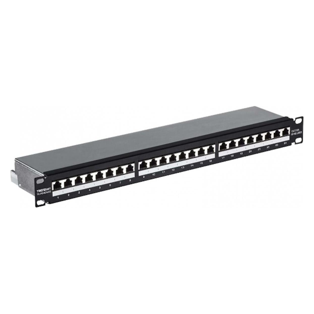 Trendnet TC-P24C6 Patch Panel 24-port Cat6 Unshielded (TC-P24C6)