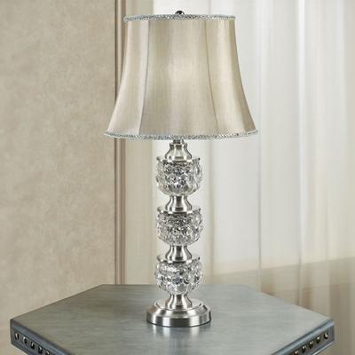 Stylecraft Home Collection Hanson Table Lamp Satin Nickel , Satin Nickel