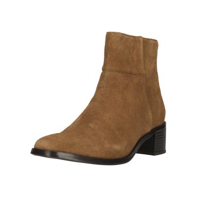 Stiefelette CLARKS "Wrenn Top", Damen, Gr. 42, braun, Leder, Schuhe Stiefelette, mit bestem Komfort