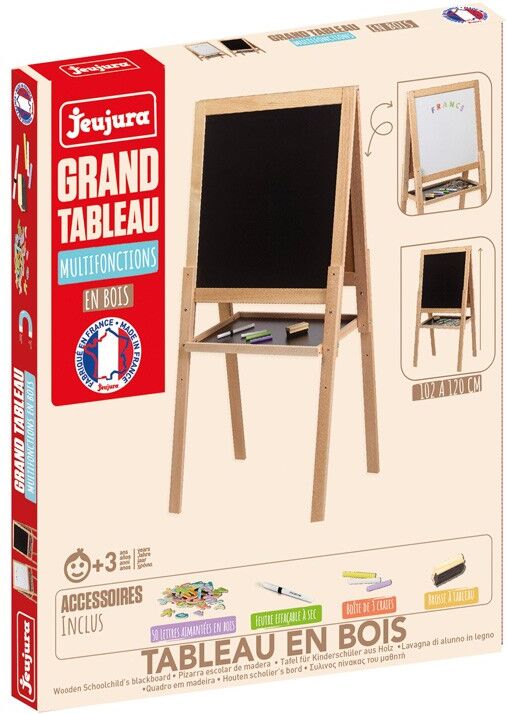 Grand Tableau multifonctions en bois - Jeujura