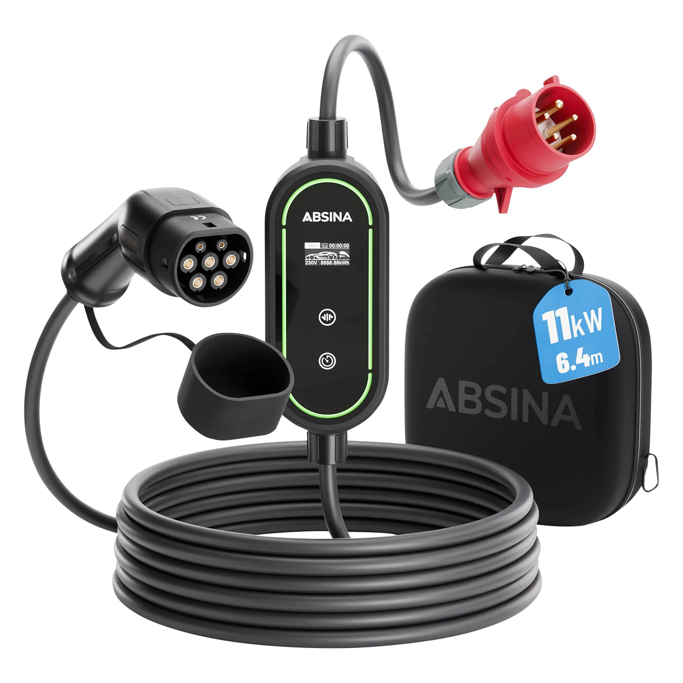 Absina Ladekabel (Typ 2, 16 A, 11 kW) (301020)
