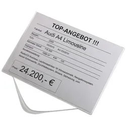 EICHNER 5er-Pack Preisblatthalter A3 quer transparent, 43x37.5 cm