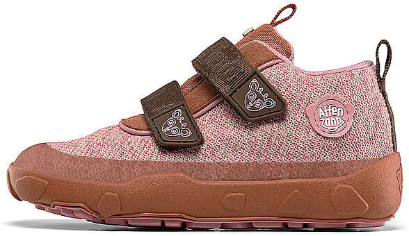 AFFENZAHN Kinder Barfußschuhe - Sneaker KNIT HAPPY Reh hellbraun   27 27
