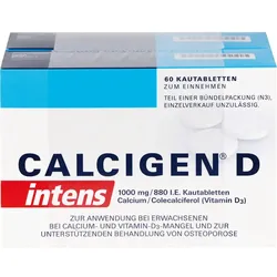 Calcigen D Intens 1000 mg/880 I.e.kautabletten 120 ST