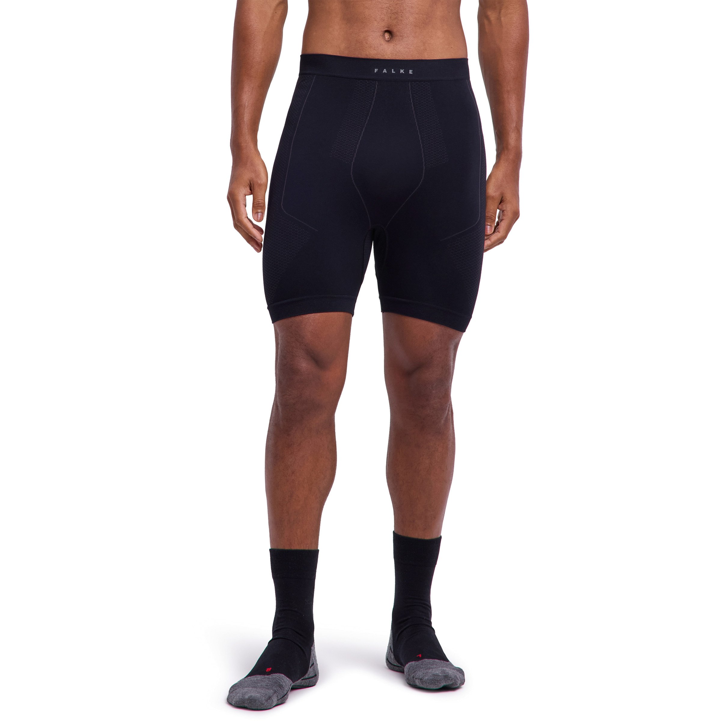 Falke Boxer Warm Herren Kurze Unterhose schwarz Größe M Elastisch