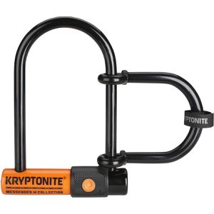 Kryptonite Fahrradschloss Messenger Mini+, Bügelschloss, Länge 16,5 cm, Sicherheitslevel 7