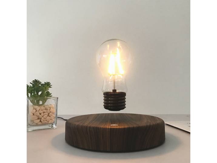 Lampe de bureau à lévitation magnétique, ampoule LED flottante créative pour cadeau d'anniversaire, veilleuse flottante pour la décoration de la maison et du bureau