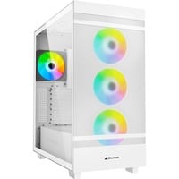Rebel C50 RGB, Tower-Gehäuse weiß, Gehärtetes Glas