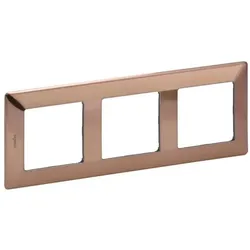 Legrand 754163 Rahmen 3-fach Valena Life Kupfer Thermoplast