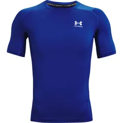 UNDER ARMOUR HeatGear kurzarm Funktionsshirt Herren royal L