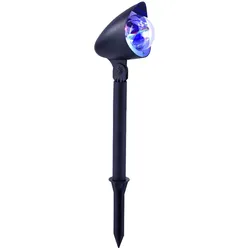 RGB LED Steckleuchte Erdspieß Gartenstrahler Farbwechsler Außenleuchte Farbwechsel, 3 Watt RGB Farbwechsel, LxBxH 14x9x45,5 cm