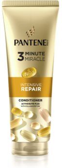 Pantene 3 Minute Miracle Intensive Repair condicionador para cabelo seco a danificado 220 ml. 3 Minute Miracle Intensive Repair
