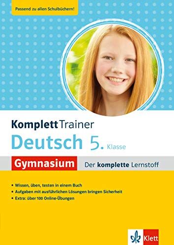 Klett KomplettTrainer Gymnasium Deutsch 5. Klasse: Der komplette Lernstoff - Preis vom 10.10.2026 11:48:34 h
