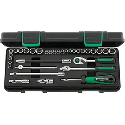 STAHLWILLE 1/4 QuickRelease-Steckschlüsselsatz 40ma/25/8QR 33 tlg.