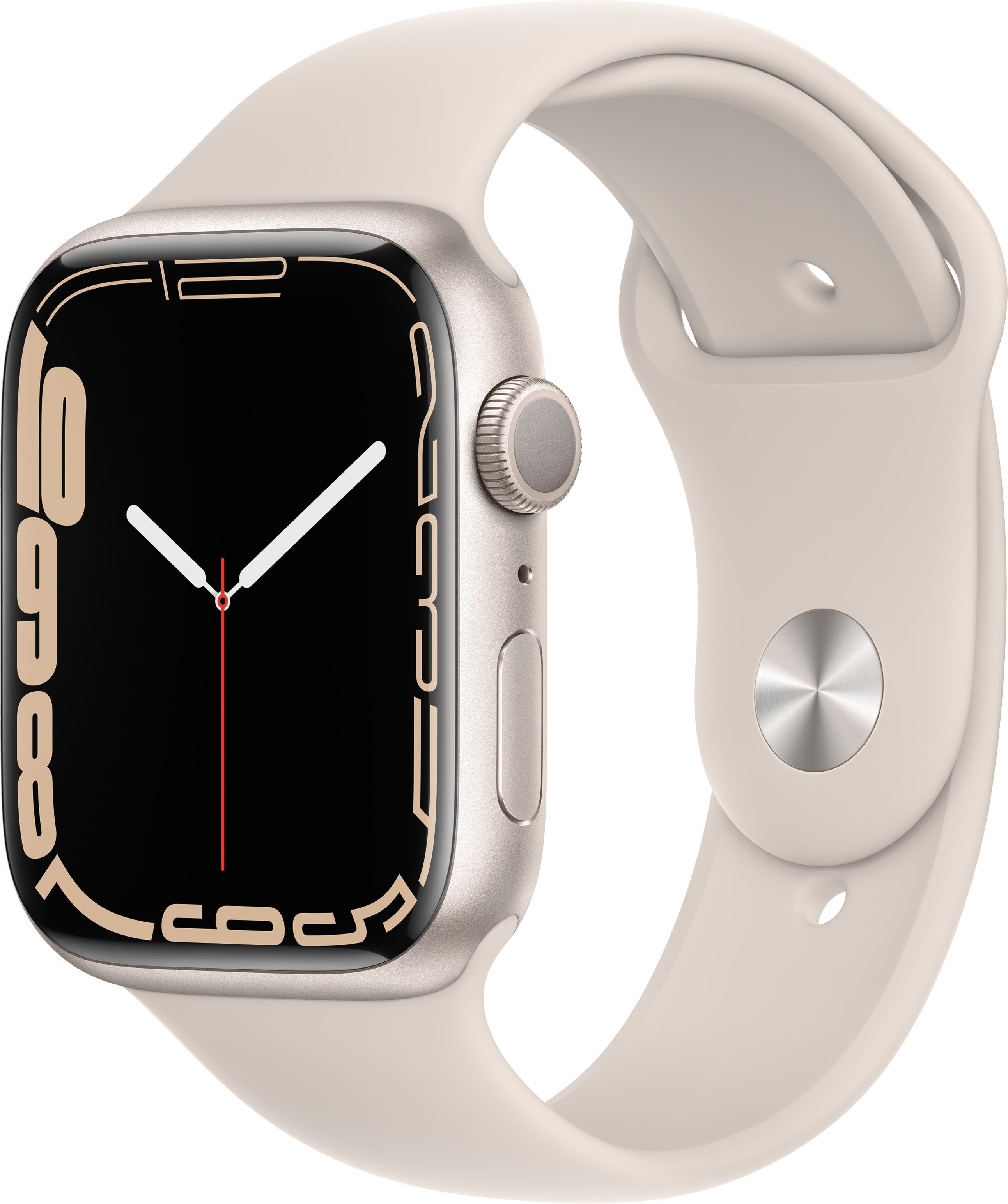 Apple Watch Series 7 Aluminium 45 mm (2021)   GPS   Starlight   Starlight Sport Band - Refurbished