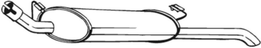 Silencieux Arrière Bosal 185-141