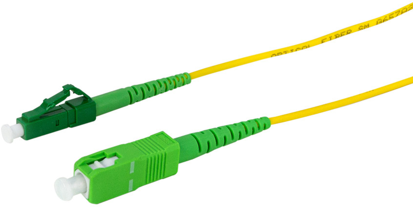 LogiLink Professionele Glasvezel Patchkabel FPSLS02, SC-Simplex naar LC-Simplex, OS2, 2,0 meter