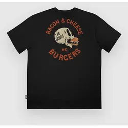 The Dudes Bacon & Cheese Classic T-Shirt black Gr. XXXL