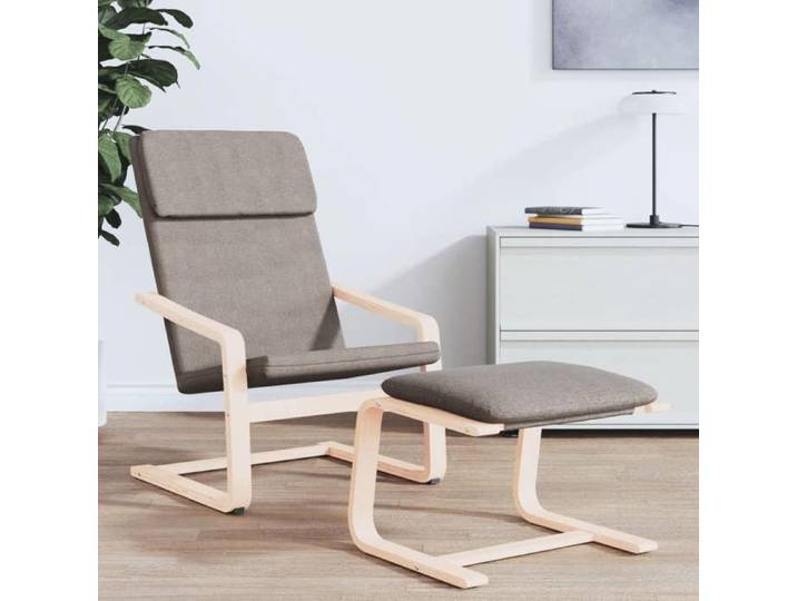 Fauteuil relax - CLOUD - contemporain - Taupe Tissu S145