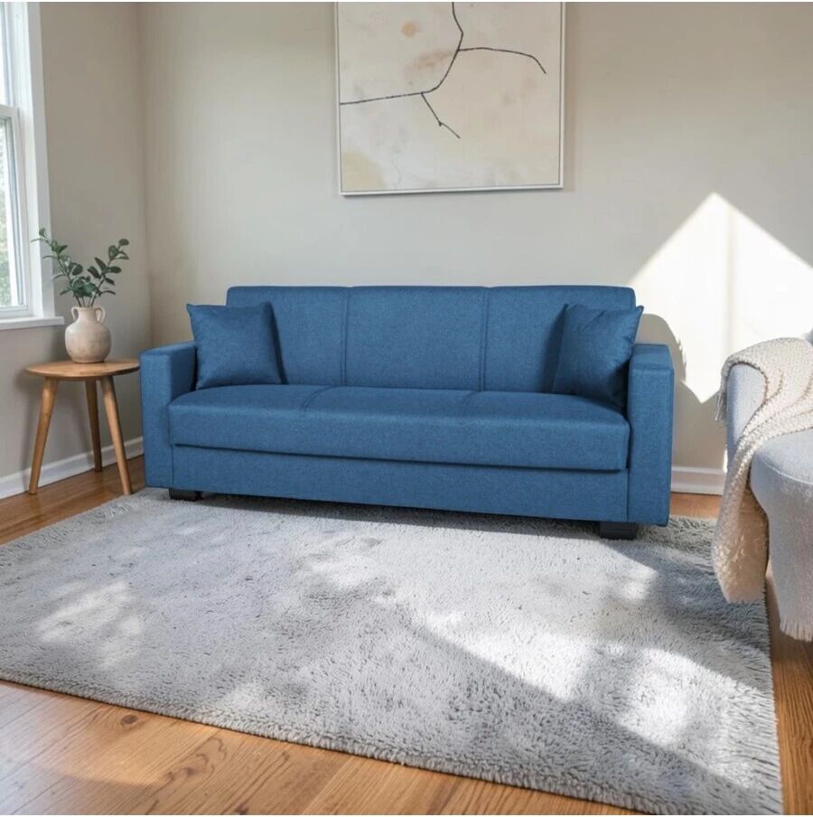 BellaHome DIVANO AFRODITE 3POSTI BLUE-GREY