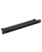 VALUE 19"-Kabeldurchführung Bürste schwarz inklusive 1 HE (26.99.0420)