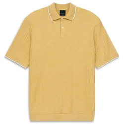 Polo-Pullover Regular Fit Bugatti gelb, 52