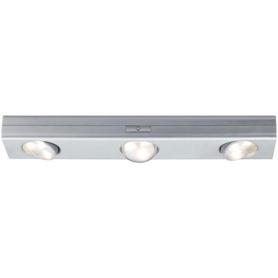 PAULMANN Unterschrankleuchte "LED Jiggle 3er-Spot dimmbar batteriebetrieben", grau (chromfarben), 3, H: 3,5cm, 1 Stk., Leuchten, LED Jiggle 3er-Spot dimmbar batteriebetrieben