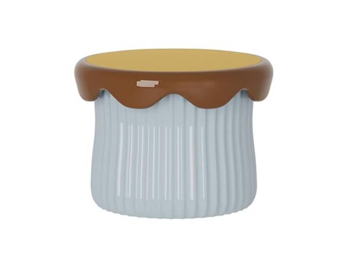 9bbhfJw4R Couchtisch im Landhausstil Caramel Pudding Sofa Beistelltisch Ecktisch Niedlicher Nachttisch