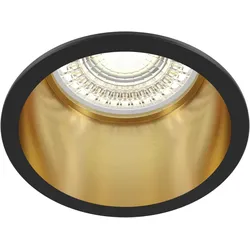 Aufbauleuchte Reif Goldfarben/Schwarz max.50 Watt