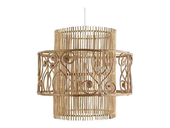 Suspension non électrifiée en rotin - diam. 70 cm