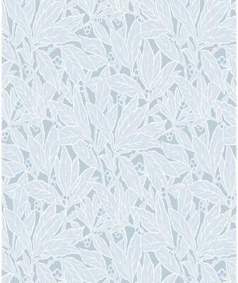 Seabrook Designs Leaf and Berry Nonwoven Unpasted Wallpaper