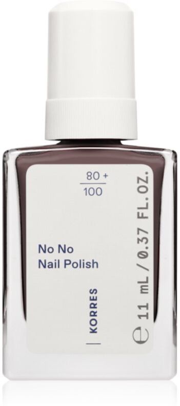 Korres No No Nail Polish nourishing nail varnish shade 36 Taupe 11 ml